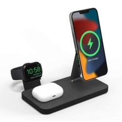 WIRELESS CHARGING STATION MOPHIE-UNV WRLS-SNAP+ 3W1 BYO WATCH BLACK ROC EU
