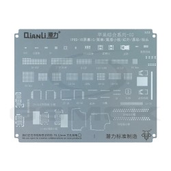STENCIL FOR REBALLING IPHONE 6S - 15 QIANLI MEGA-IDEA 02