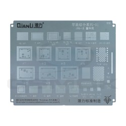 STENCIL FOR REBALLING IPHONE X - 15 QIANLI MEGA-IDEA 01