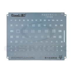 STENCIL FOR REBALLING SMALL CHIPS SET IPHONE QIANLI MEGA-IDEA 03