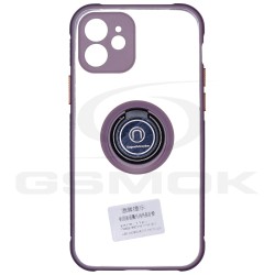 OUTLET CASE IPHONE 12 WITH RING HOLDER DARK VIOLET