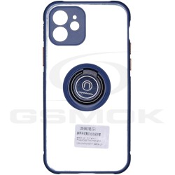 OUTLET CASE IPHONE 12 WITH RING HOLDER BLUE