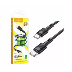 OUTLET CABLE USB-C TO USB-C 3A 60W PD 1M HOCO X83 BLACK
