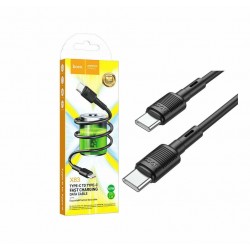 OUTLET CABLE USB-C TO USB-C 3A 60W PD 1M HOCO X83 BLACK OUTLET CABLE USB-C TO USB-C 3A 60W PD 1M HOCO X83 BLACK