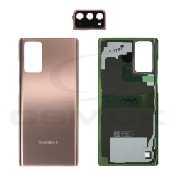 OUTLET BATTERY COVER HOUSING SAMSUNG N981 GALAXY NOTE 20 BROWN GH82-23299B GH82-27280B ORIGINAL SERVICE PACK