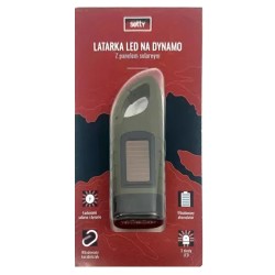 OUTLET SETTY LED TORCH WITH DYNAMO AND SOLAR PANEL SLKD 02