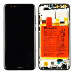 OUTLET LCD Display HUAWEI HONOR 9 LITE WITH FRAME AND BATTERY BLACK 02351SNN ORIGINAL SERVICE PACK