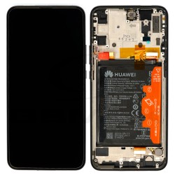OUTLET LCD Display HUAWEI P SMART Z WITH FRAME AND BATTERY BLACK 02352RRF ORIGINAL SERVICE PACK