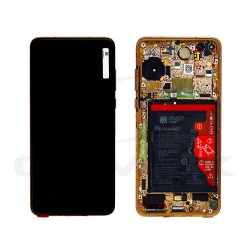 OUTLET LCD Display HUAWEI P40 WITH FRAME AND BATTERY GOLD 02353MFV ORIGINAL SERVICE PACK