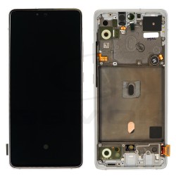 OUTLET LCD Display SAMSUNG A516 GALAXY A51 5G WHITE WITH FRAME GH82-23124B GH82-23100B ORIGINAL SERVICE PACK