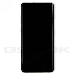 OUTLET LCD Display SAMSUNG G975 GALAXY S10 PLUS SILVER WITH FRAME GH82-18849G GH82-18834G ORIGINAL SERVICE PACK