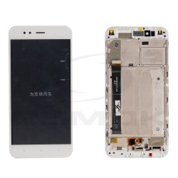 OUTLET LCD Display XIAOMI MI A1 WHITE WITH FRAME 5604100050B6 ORIGINAL SERVICE PACK