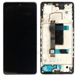 OUTLET LCD Display XIAOMI REDMI NOTE 12 PRO 5G BLACK WITH FRAME 5600010M1600 ORIGINAL SERVICE PACK