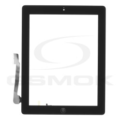 TOUCH PAD IPAD 4 (A1458, A1459, A1460) BLACK WITH STICKER AND HOME