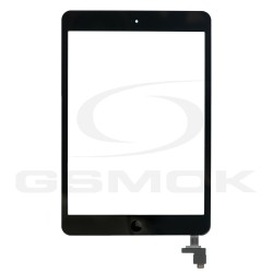 TOUCH PAD IPAD MINI 1 (A1432, A1454, A1455) BLACK WITH IC SYSTEM AND STICKER AND HOME