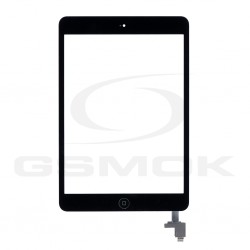 TOUCH PAD IPAD MINI 1 (A1432, A1454, A1455) BLACK WITH IC SYSTEM AND STICKER AND HOME