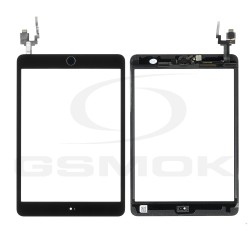 TOUCH PAD IPAD MINI 3 (A1599, A1600) BLACK WITH IC SYSTEM AND STICKER AND HOME