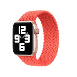 WATCH BAND FOR APPLE WATCH BRAIDED SOLO LOOP 44/45/46/49MM ELECTRIC ORANGE SIZE 5 3J268ZM/A 923-05873 ORIGINAL