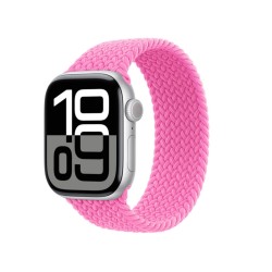 WATCH BAND FOR APPLE WATCH BRAIDED SOLO LOOP 44/45/46/49MM RASPBERRY SIZE 4 923-10212 ORIGINAL