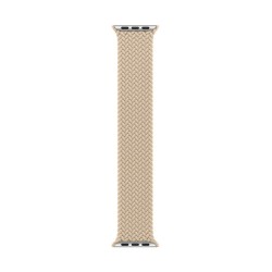 WATCH BAND FOR APPLE WATCH BRAIDED STRAP SOLO 44/45/46/49MM BEIGE SIZE 4 MPCM3ZM/A 923-07712 ORIGINAL