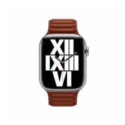 WATCH BAND FOR APPLE WATCH LEATHER LINK 38/40/41/42MM UMBER SIZE M/L 923-07936 ORIGINAL