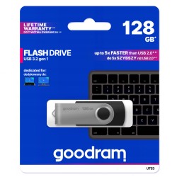 PENDRIVE GOODRAM UTS3 128GB USB 3.0 BLACK UTS3-1280K0R11
