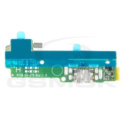 PCB/FLEX SONY XPERIA XA WITH CHARGE CONNECTOR, MICROPHONE AND VIBRA U50043141 [ORIGINAL]