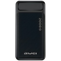 POWER BANK 20000MAH AWEI P6K BLACK POWER BANK 20000MAH AWEI P6K BLACK
