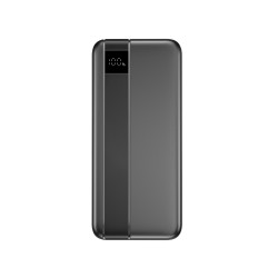 POWER BANK 20000MAH NOVANL POWERUP DUAL CABLE BLACK