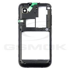 MIDDLE COVER WITH CAMERA LENS SAMSUNG I9000 GALAXY S BLACK ORIGINAL SERVICE PACK
