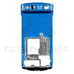 MIDDLE COVER WITH CAMERA LENS SAMSUNG S5200 BLUE ORIGINAL SERVICE PACK