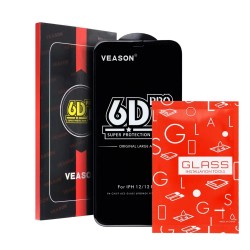 SAMSUNG A576 GALAXY A57 5G - TEMPERED GLASS 6D PRO VEASON GLASS BLACK