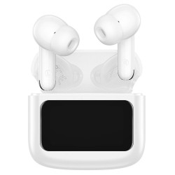 WIRELESS IN-EAR HEADPHONES HOCO WITH TOUCH SCREEN TWS EQ14 WHITE
