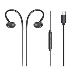 AWEI TC-6 STEREO HEADPHONES USB-C BLACK AWEI TC-6 STEREO HEADPHONES USB-C BLACK