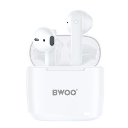 SPORTS BLUETOOTH EARPHONES BWOO TWS BW94-WH WHITE