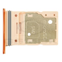 SIM CARD AND MEMORY CARD HOLDER SAMSUNG A536 GALAXY A53 ORANGE GH98-47263D [ORIGINAL]