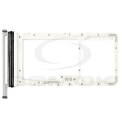 SIM CARD AND MEMORY CARD HOLDER SAMSUNG T505 GALAXY TAB A7 LTE SILVER GH81-19670A [ORIGINAL]