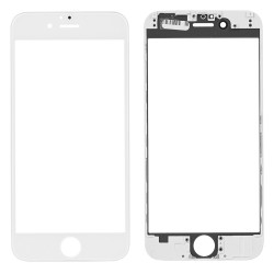 LENS IPHONE 6 WHITE WITH SOCKET AND OCA