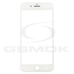 LENS IPHONE 8 PLUS WHITE WITH SOCKET AND OCA