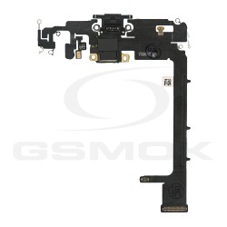 FLEX IPHONE 11 PRO MAX WITH CHARGE CONNECTOR BLACK [RMORE PREMIUM]