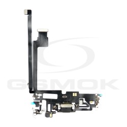 FLEX IPHONE 12 PRO MAX WITH CHARGE CONNECTOR AND MICROPHONE BLACK