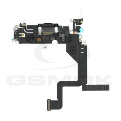 FLEX IPHONE 14 PRO WITH CHARGE CONNECTOR BLACK [RMORE PREMIUM]