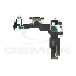 FLEX IPHONE 15 WITH CHARGE CONNECTOR BLACK [RMORE PREMIUM]