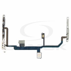 FLEX CABLE IPHONE 8 PLUS VOLUME ON/OFF WITH METAL PLATE