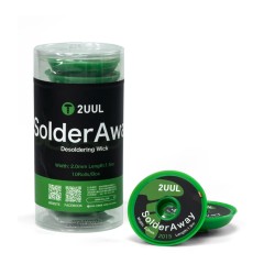SOLDER AWAY DESOLDERING WICK 2MM 1.5M SET 10PCS DW11 2UUL SOLDER AWAY DESOLDERING WICK 2MM 1.5M SET 10PCS DW11 2UUL