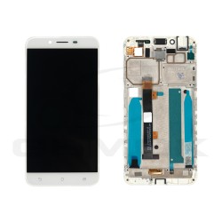 LCD + TOUCH PAD COMPLETE ASUS ZENFONE 3 MAX ZC553KL WHITE WITH FRAME