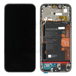 LCD Display HUAWEI HONOR 400 LITE 5G WITH FRAME AND BATTERY GREY 0235ANTA ORIGINAL SERVICE PACK