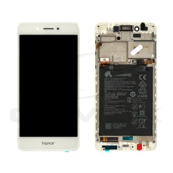 LCD Display HUAWEI HONOR 6C WITH FRAME AND BATTERY WHITE 02351FUU 02351BKB ORIGINAL SERVICE PACK LCD Display HUAWEI HONOR 6C WITH FRAME AND BATTERY WHITE 02351FUU 02351BKB ORIGINAL SERVICE PACK
