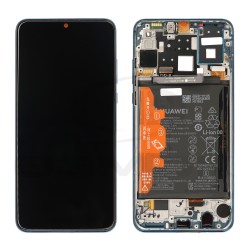LCD Display HUAWEI P30 LITE MAR-LX1A WITH FRAME AND BATTERY FOR 48MPIX CAMERA VERSION BLUE 02352RQA ORIGINAL SERVICE PACK