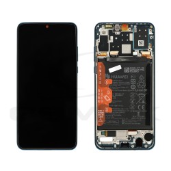 LCD Display HUAWEI P30 LITE WITH FRAME AND BATTERY BLUE CAMERA VERSION 24MPIX 02352PJP ORIGINAL SERVICE PACK